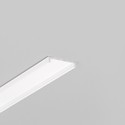 1m aluprofil FIX16 - Hvid lakeret