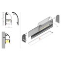 1m aluprofil WAY10 C - Anodiseret