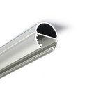 2m aluprofil OVAL20 BC - Anodiseret