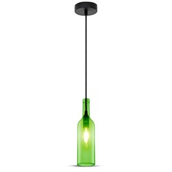LED pendel V-Tac flaske pendellampe - Grøn, E14