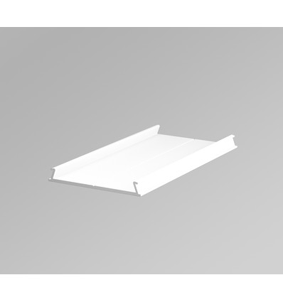 1m monteringsprofil C10 - Hvid lakeret