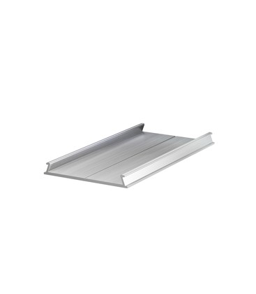 1m monteringsprofil C10 - Ubehandlet aluminium