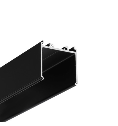 1m profil til strømtilsyning VARIO30-08 - Sort anodiseret