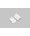 1 stk. Endestykke SLIM8 - Hvid