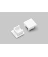 1 stk. Endestykke SMART10 - Hvid