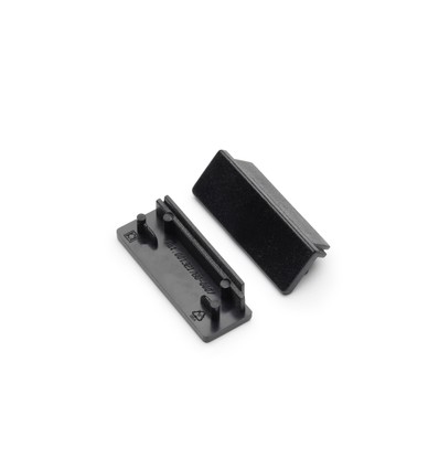 1 stk. Endestykke WIDE24 - Sort