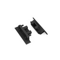 Endestykke GROOVE10 GEN2 SQ - Med hul, sort