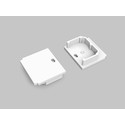 Endestykke LINEA-IN20 TRIMLESS - Med hul, hvid