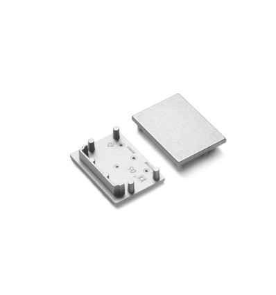 1 stk. Endestykke VARIO30-05 - Sølvfarvet