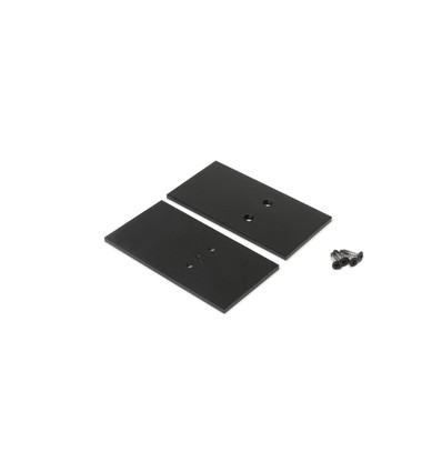 1 stk. Endestykke VARIO30-27 - Metal, sort