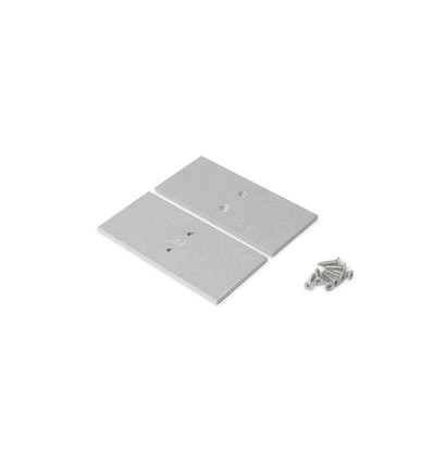 1 stk. Endestykke VARIO30-32 - Metal, sølvfarvet