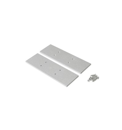 1 stk. Endestykke VARIO30-34 - Metal, sølvfarvet