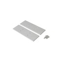 Endestykke VARIO30-34 - Metal, sølvfarvet