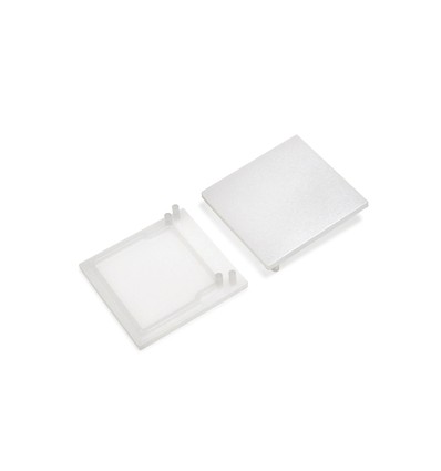 1 stk. Endestykke VARIO30-01-E9 - Mælkehvidt