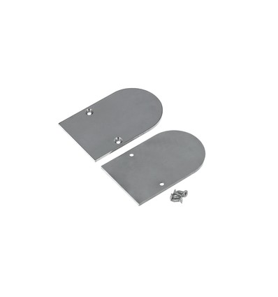 1 stk. Endestykke NAMI23 - Metal, rustfrit stål