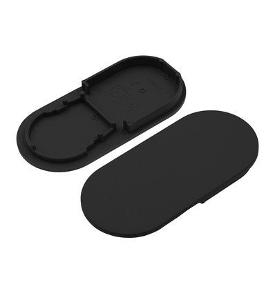 1 stk. Endestykke NAMI23-D9 - Sort