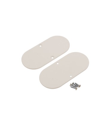 Endestykke NAMI23-D9 - Metal, beige lakeret