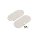 Endestykke NAMI23-D9 - Metal, beige lakeret