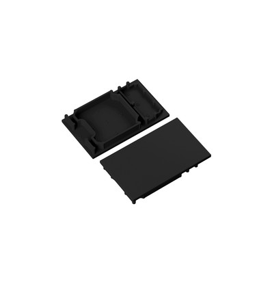 1 stk. Endestykke COMBO30-01A - Sort