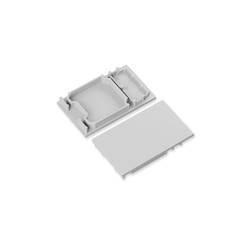 Alu / PVC profiler Endestykke COMBO30-01A - Grå