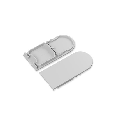 1 stk. Endestykke COMBO30-01A-D9 - Grå