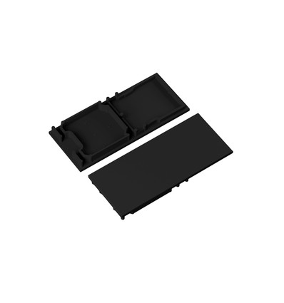 1 stk. Endestykke COMBO30-01A-E9 - Sort