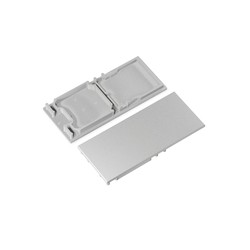 Alu / PVC profiler Endestykke COMBO30-01A-E9 - Sølvfarvet