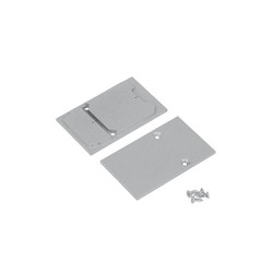 Alu / PVC profiler Endestykke COMBO30-01A - Metal, sølvfarvet