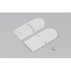 Alu / PVC profiler Endestykke COMBO30-01A-D9 - Metal, hvid