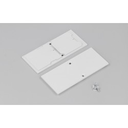 Alu / PVC profiler Endestykke COMBO30-01A-E9 - Metal, hvid