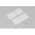 Endestykke COMBO30-01A-E9 - Metal, hvid