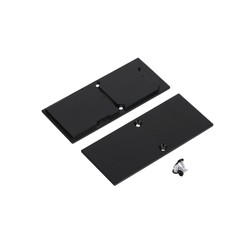 Alu / PVC profiler Endestykke COMBO30-01A-E9 - Metal, sort