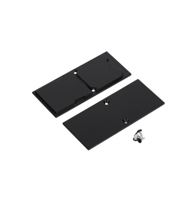 1 stk. Endestykke COMBO30-01A-E9 - Metal, sort