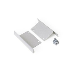 Alu / PVC profiler Endestykke PHIL RECESSED - Metal, sølvfarvet