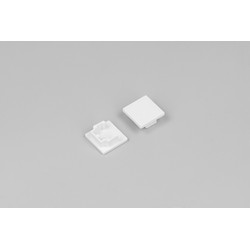 Alu / PVC profiler Endestykke LEVEL12 - Hvid