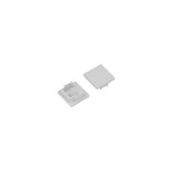 Alu / PVC profiler Endestykke HOOD14 - Grå
