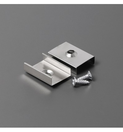 1 stk. Monteringsbeslag S - Undersænket, rustfrit stål
