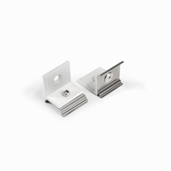 LED strip Monteringsbeslag U5 - Side, hvid lakeret