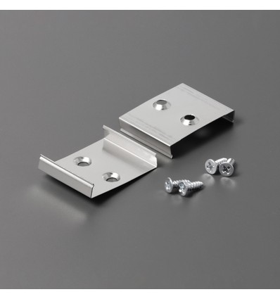 1 stk. Monteringsbeslag W - Undersænket, rustfrit stål