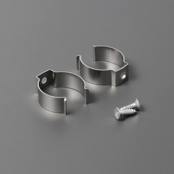 LED strip Flad holder PEN12 - Rustfrit stål
