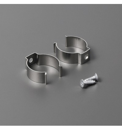 1 stk. Flad holder PEN12 - Rustfrit stål