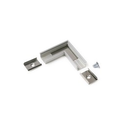 LED strip Profilsamler UNI12 90DEG - Anodiseret