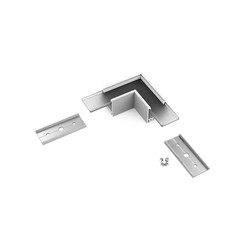 LED strip Profilsamler LINEA20 90DEG - Anodiseret