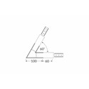 Profilsamler VARIO30-02 60DEG - Anodiseret