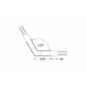 Profilsamler VARIO30-02 120DEG - Anodiseret