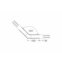 Profilsamler VARIO30-02 135DEG - Anodiseret