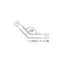 Profilsamler VARIO30-07 135DEG - Anodiseret