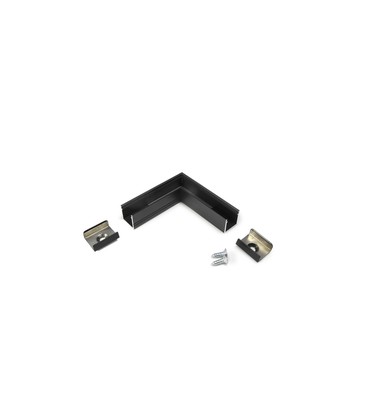 Profilsamler SMART10 90DEG - Sort anodiseret
