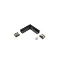 Profilsamler SMART10 90DEG - Sort anodiseret