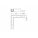 Profilsamler SMART10 90DEG - Hvid lakeret